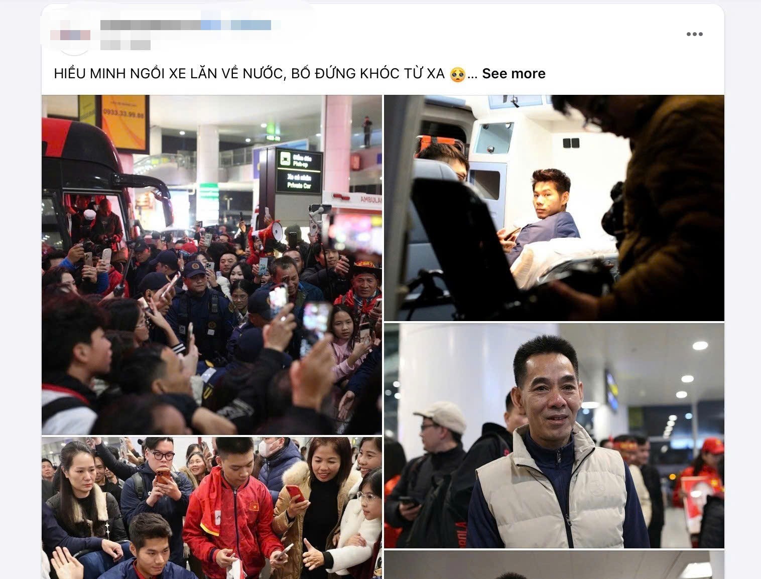 Hình ảnh Hiểu Minh và bố được cộng đồng mạng quan tâm mạnh.