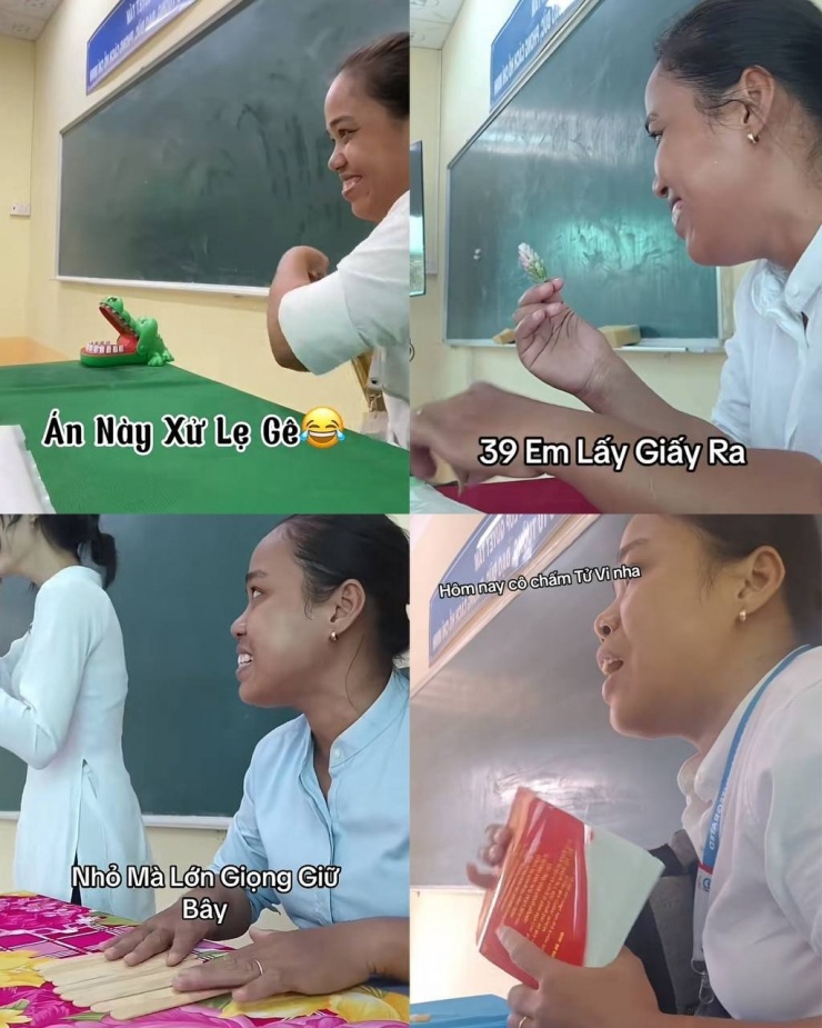 Cô Thoa dạy môn lịch sử gây sốt trên TikTok vì những cách khảo bài học sinh sáng tạo.