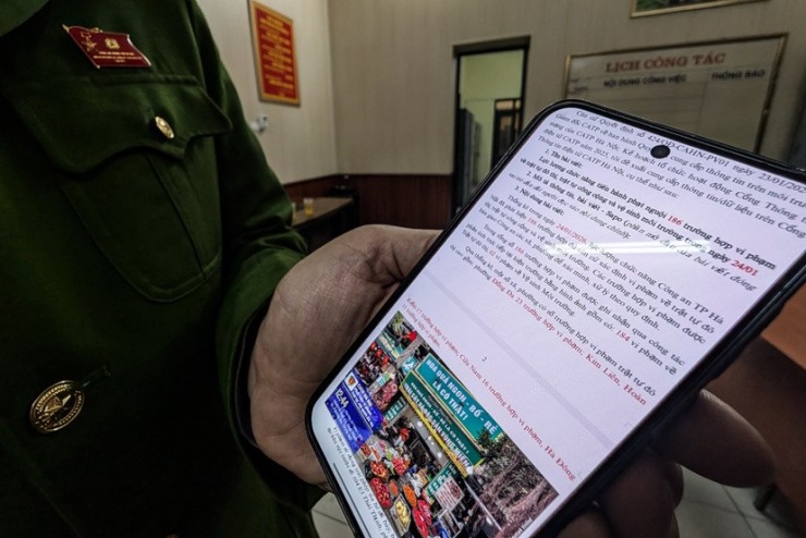 Cận cảnh quy trình phạt nguội vi phạm trật tự đô thị của Công an Hà Nội: "Mắt thần" soi từng mét vuông, đã vi phạm là bị xử lý - 14