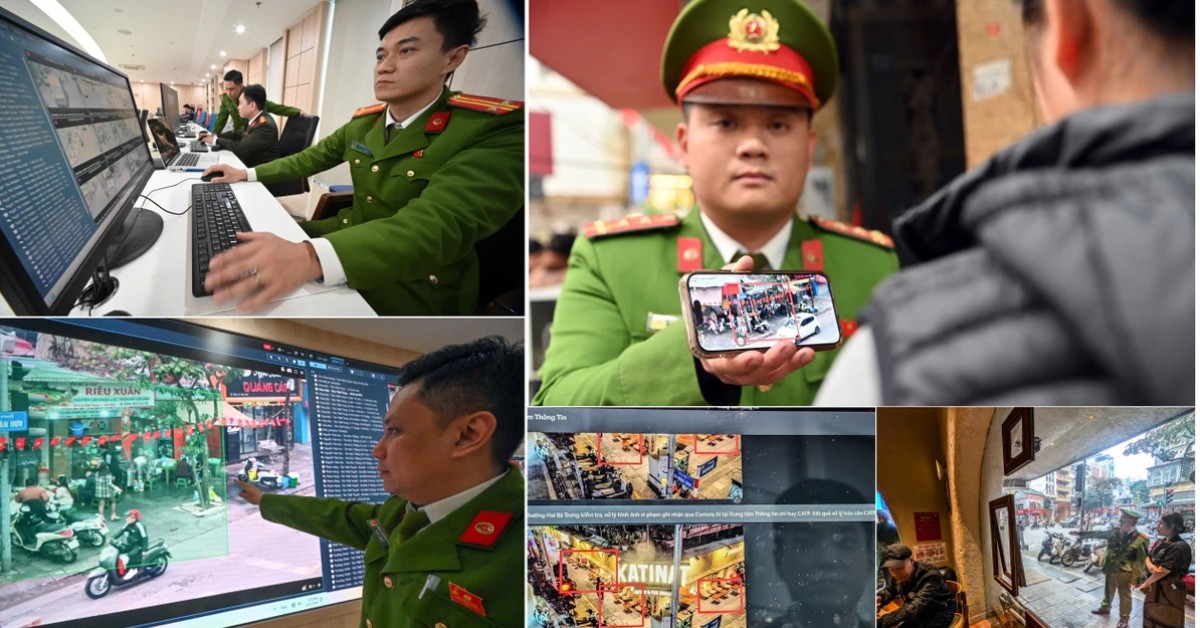 Cận cảnh quy trình phạt nguội vi phạm trật tự đ...