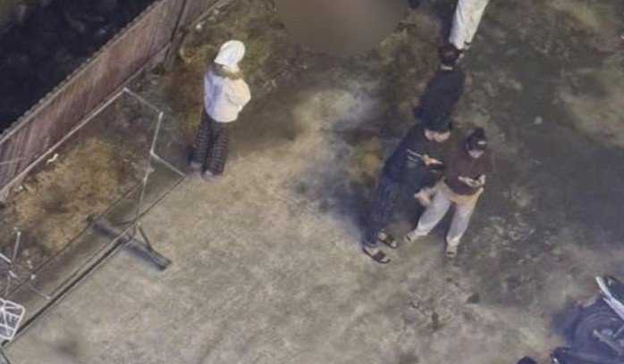 Nhà xe quán karaoke, nơi xảy ra vụ việc nam công nhân đâm bạn gái tử vong