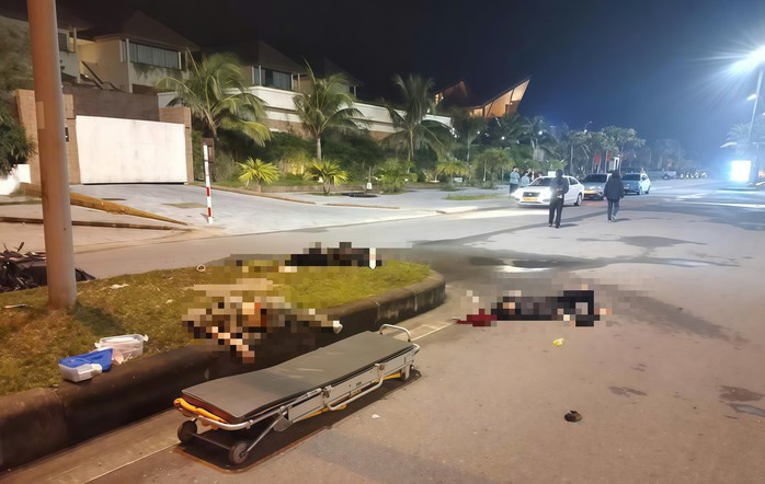 Hiện trường vụ tai nạn khiến 3 người tử vong tại chỗ