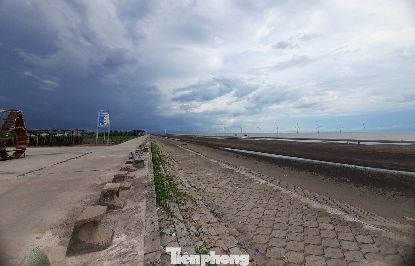 Vùng biển Đông ven bờ các tỉnh Đồng bằng sông Cửu Long là vùng biển phù sa do nhiều cửa sông lớn nhỏ đổ ra nên phần lớn là bãi bùn, nước không trong. Biển Ba Động là khu vực hiếm hoi trong khu vực có bãi cát dài hơn 10km. Do độ dốc thoai thoải, khi thủy triều xuống, bãi cát phơi ra hàng trăm mét từ bờ xuống tới mép nước.