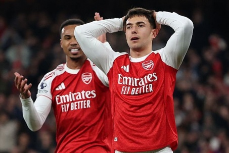 Tin mới nhất bóng đá trưa 26/1: Patrick Vieira chê Arsenal thiếu thủ lĩnh tinh thần