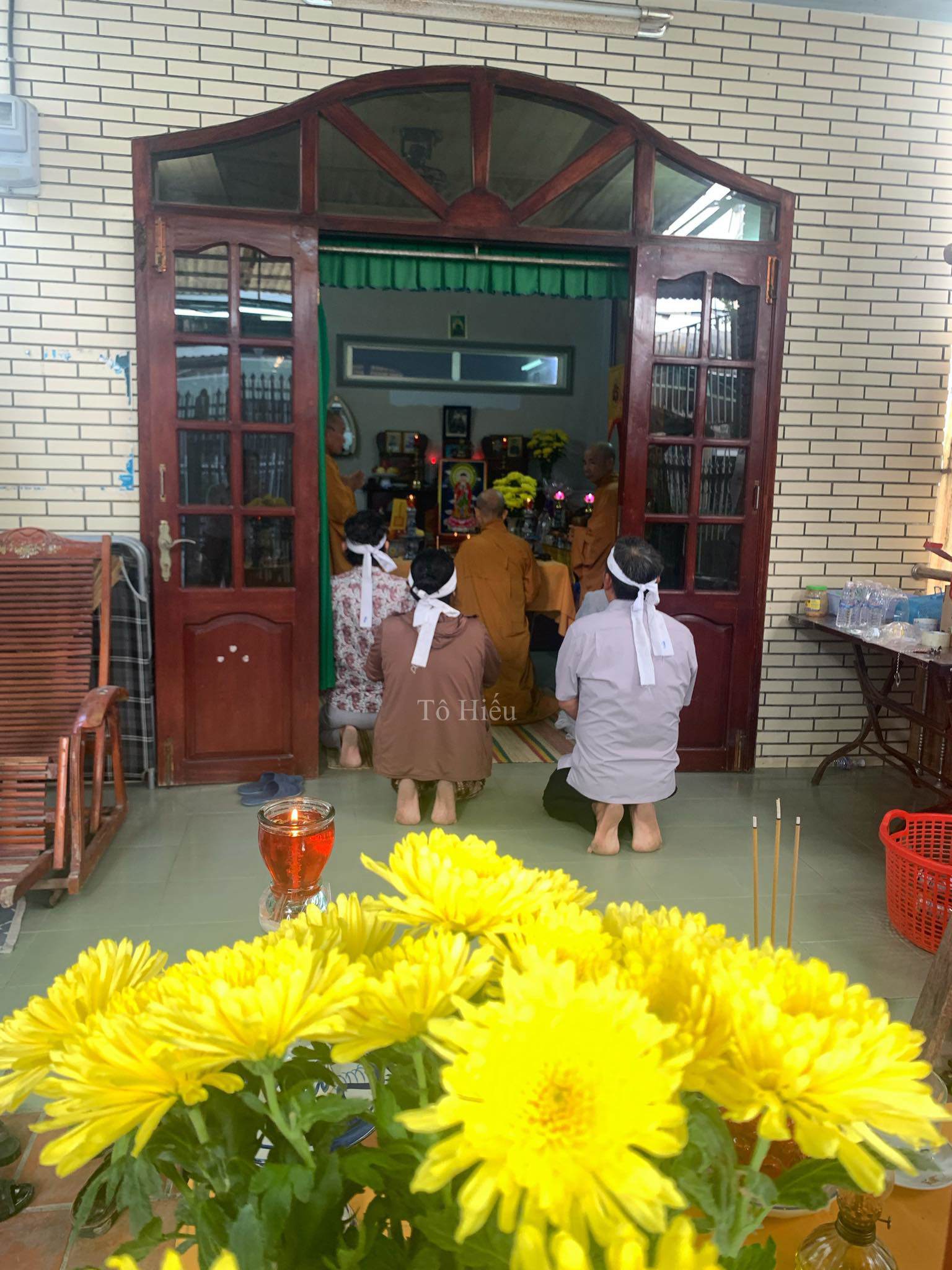 Nhạc sĩ Tô Hiếu cho biết mẹ Thương Tín ngoài 90 tuổi, bị lẫn và đang được gia đình thuê người chăm sóc. Ảnh: Tô Hiếu.