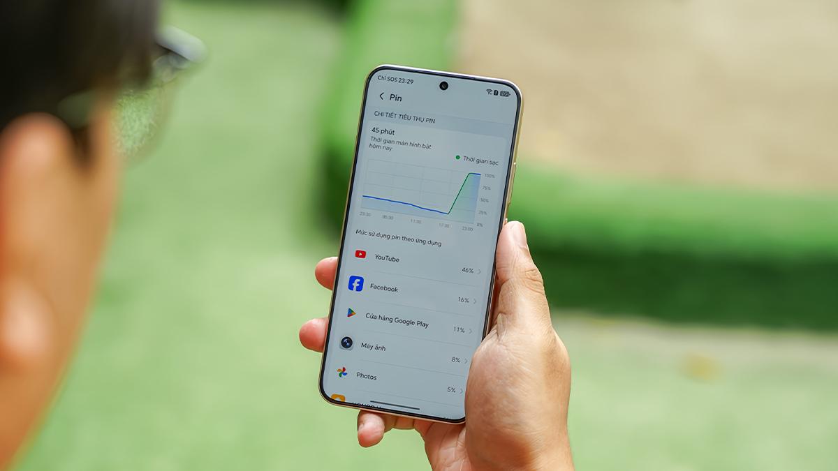 X9d có lượng pin lớn, có thể dùng đến 3 ngày