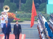 Tổng Bí thư Tô Lâm chủ trì Lễ đón Tổng Bí thư, Chủ tịch nước Lào Thongloun Sisoulith