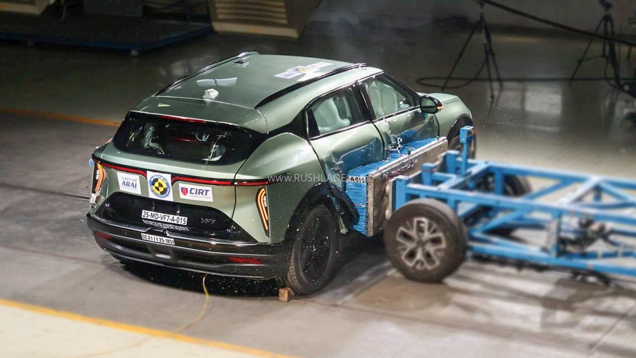 Bharat NCAP đánh giá kết cấu thân xe ổn định trong các bài thử nghiệm va chạm.