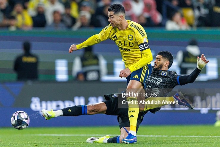 Video bóng đá Al Nassr - Al Taawoun: Ronaldo hụt siêu phẩm, bước ngoặt phản lưới (Saudi League)