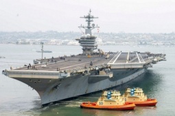 Tàu sân bay Mỹ tới Trung Đông, gia tăng sức ép quân sự với Iran