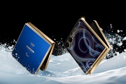 Trình làng Galaxy Z Flip 7 phiên bản Olympic đẹp lạ lùng