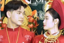 Cô dâu Tây Ninh nhận quà cưới 35 tỷ, cầm hoa cưới 200 triệu