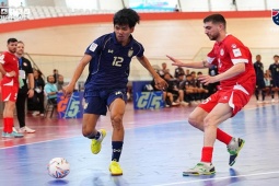 Video bóng đá ĐT futsal Thái Lan - Lebanon: "Voi chiến" khó nhọc (Vô địch châu Á)