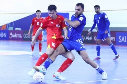 Trực tiếp bóng đá ĐT futsal Việt Nam - Kuwait: Ghi bàn rút ngắn tỷ số xuống 4-5 (Vô địch châu Á)