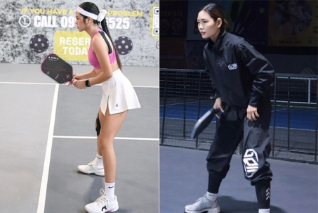 Hot girl gymer Uyên Namy chơi pickleball mong thoát ế, hoa hậu làng võ tìm đối thủ