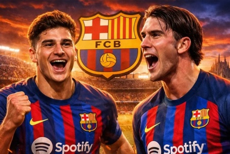 Tin mới nhất bóng đá tối 27/1: Barcelona chọn Alvarez và Vlahovic để thay Lewandowski