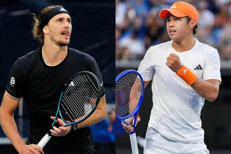 Video tennis Zverev - Learner Tien: 4 set căng thẳng, vé đi tiếp xứng đáng (Australian Open)