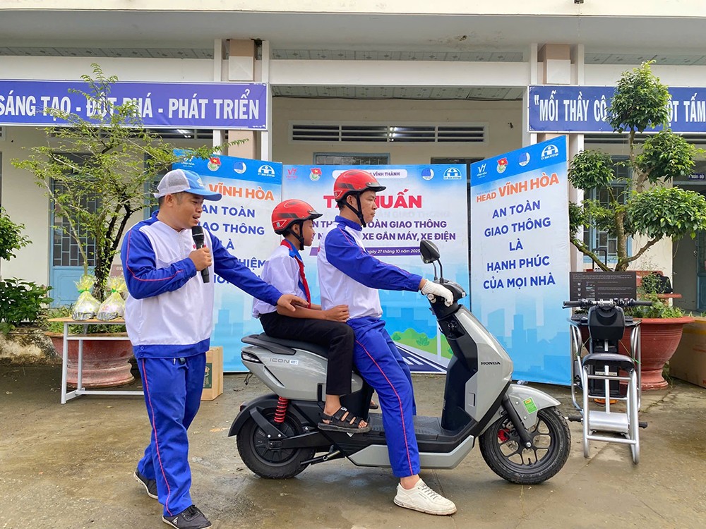 HEAD Vĩnh Hòa 1 xuất sắc trong đào tạo ATGT Quý 4/2025