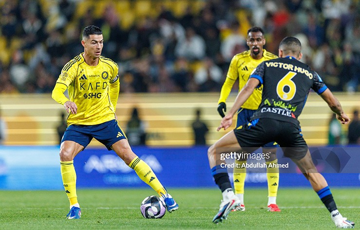 Ronaldo không thể ghi tên mình lên bảng tỷ số trong trận thắng của&nbsp;Al Nassr trước Al Taawoun