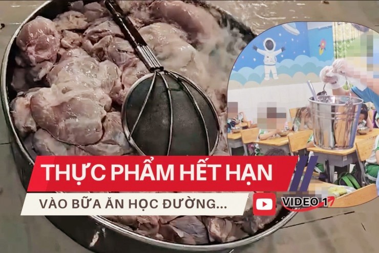 Sự thật phía sau những suất ăn học đường ở TPHCM: Thịt hết hạn vẫn dùng, không thối là được!!!(Video 1)