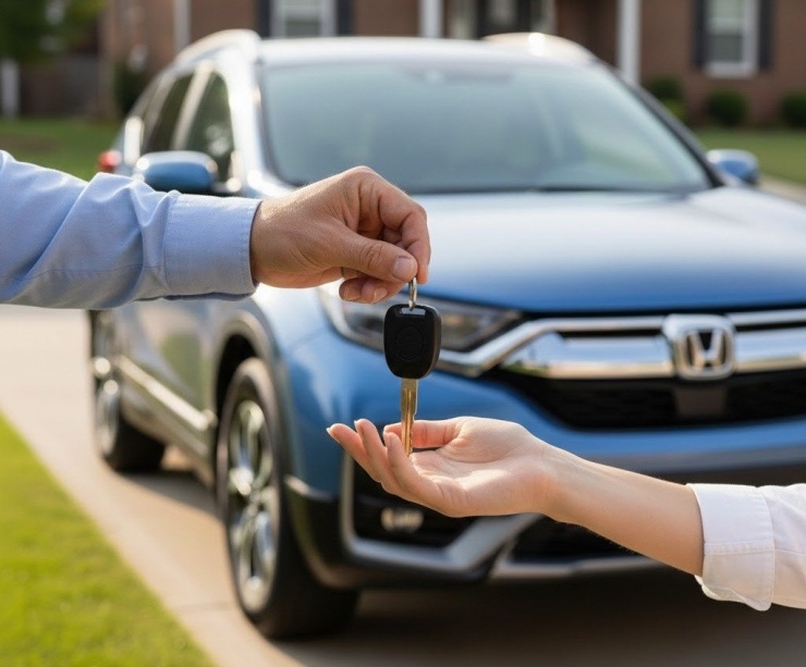 "Nghìn lẻ một" câu chuyện mượn xe. Ảnh minh họa tạo bởi A.I