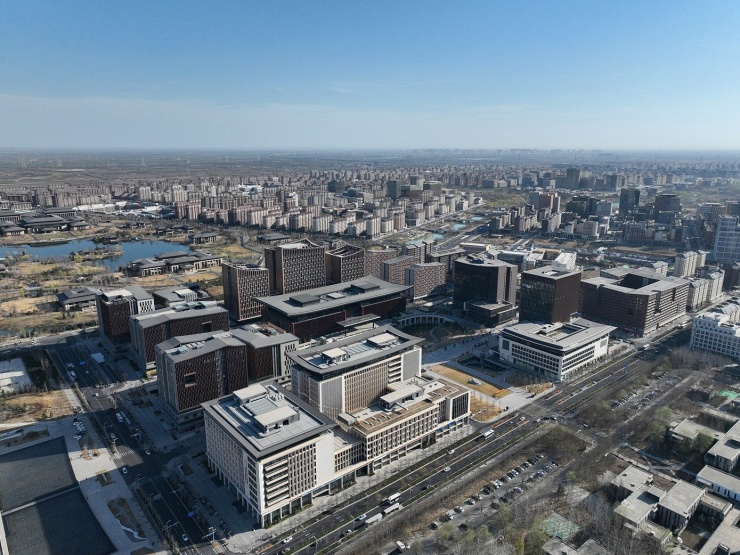 Tân khu Hùng An được cho là giải pháp nhằm giúp “giảm tải” cho 22 triệu dân ở Thủ đô Bắc Kinh của Trung Quốc. Ảnh: Xinhua.