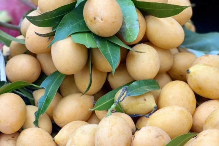 Chợ Việt bán một loại quả vàng ươm, thơm nức được ví như thuốc bổ khiến chị em thi nhau 'săn đón'