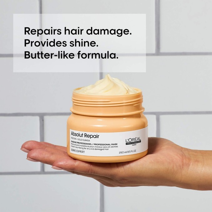 L’Oréal Professionnel Serie Expert Absolut Repair Mask.