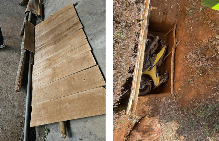 Truy tìm nguồn gốc ván gỗ trong vụ cướp ngân hàng ở Gia Lai - 1