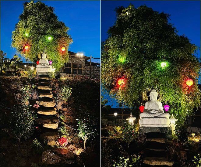 Trong ngày chuẩn bị hoàn thiện nhà mới của đàn anh, danh hài Việt Hương – người em thân thiết trong nghề của Hoàng Mập đã gửi tặng một món quà vô cùng giá trị và ý nghĩa. Đó là một bức tượng Phật bằng đá trắng nguyên khối, uy nghiêm và thanh tịnh.