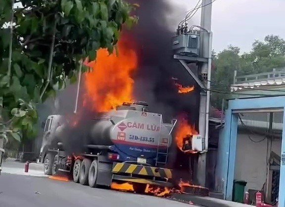 Hình ảnh vụ cháy.