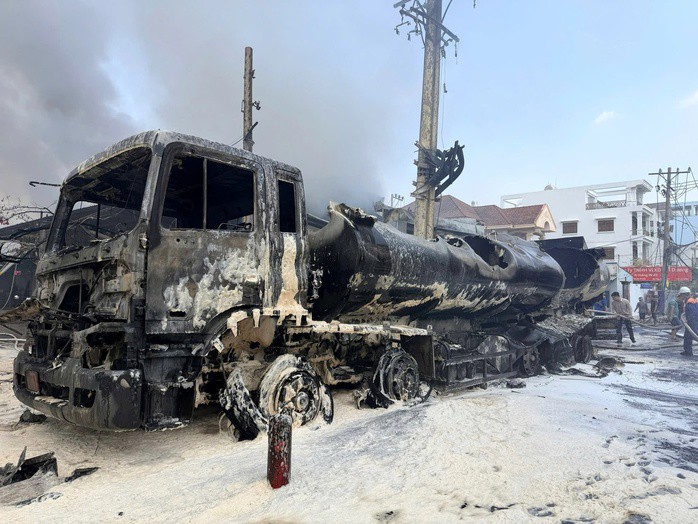 Hiện trường vụ cháy.