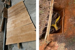 Truy tìm nguồn gốc ván gỗ trong vụ cướp ngân hàng ở Gia Lai