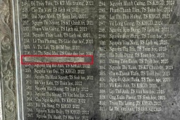 Trưởng bộ môn trường ĐH dùng bằng giả bị đình chỉ công tác, đục tên khỏi bia tiến sĩ