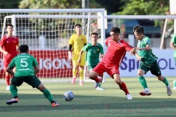 Tiến Linh, Văn Quyết so tài "nảy lửa" với đội tuyển bóng đá 7 người...