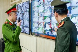 Công an phường ở Hà Nội thiết lập 'thế trận' gần 200 camera để xử lý vi phạm lấn chiếm vỉa hè