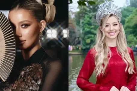 Ngắm Miss Cosmo 2025 Yolina "Ngọc Na" xinh đẹp trong tà áo dài truyền thống