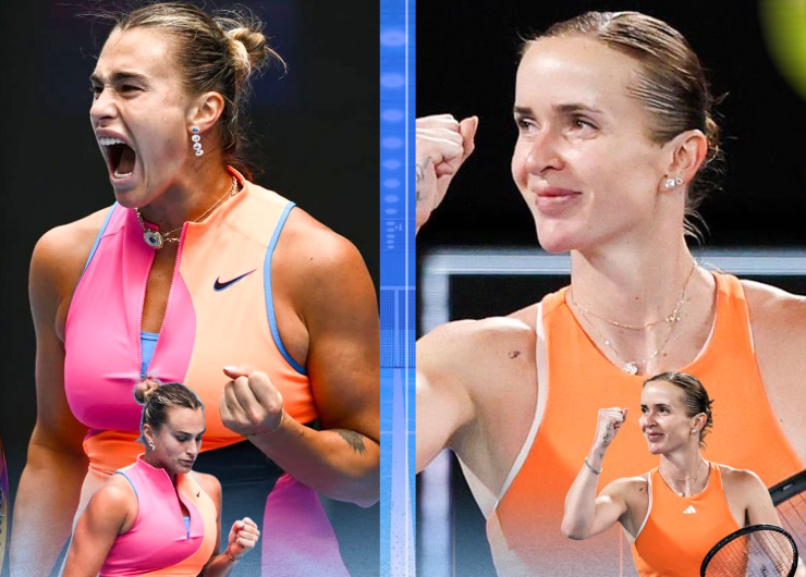 Sabalenka (bên trái) được đánh giá cao hơn nhưng không thể chủ quan trước Svitolina (bên phải)