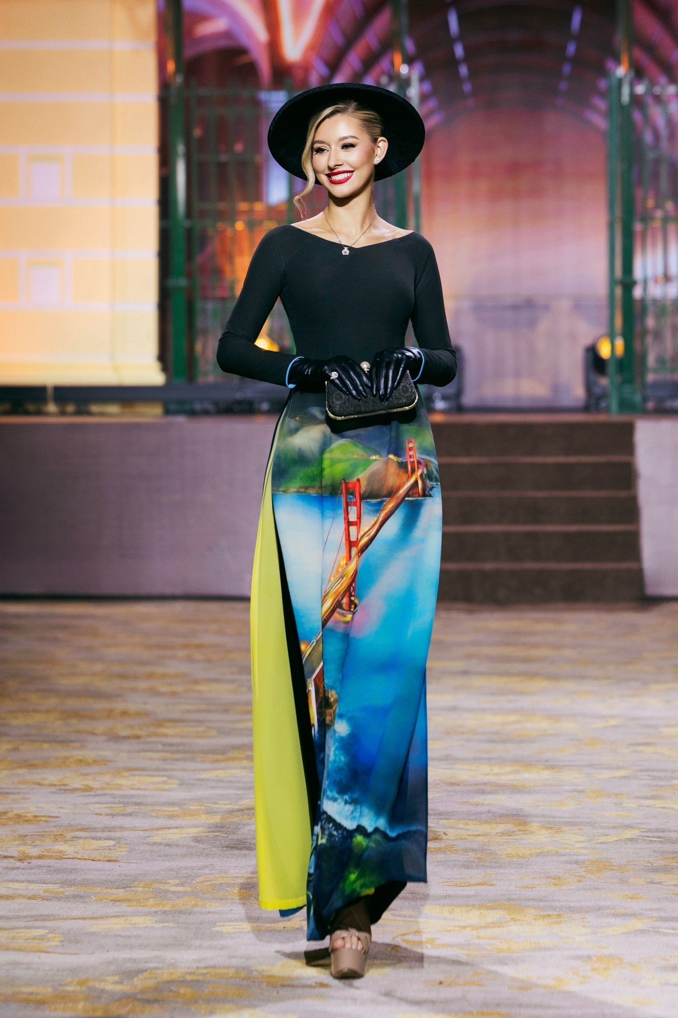 Ngắm Miss Cosmo 2025 Yolina "Ngọc Na" xinh đẹp trong tà áo dài truyền thống - 5