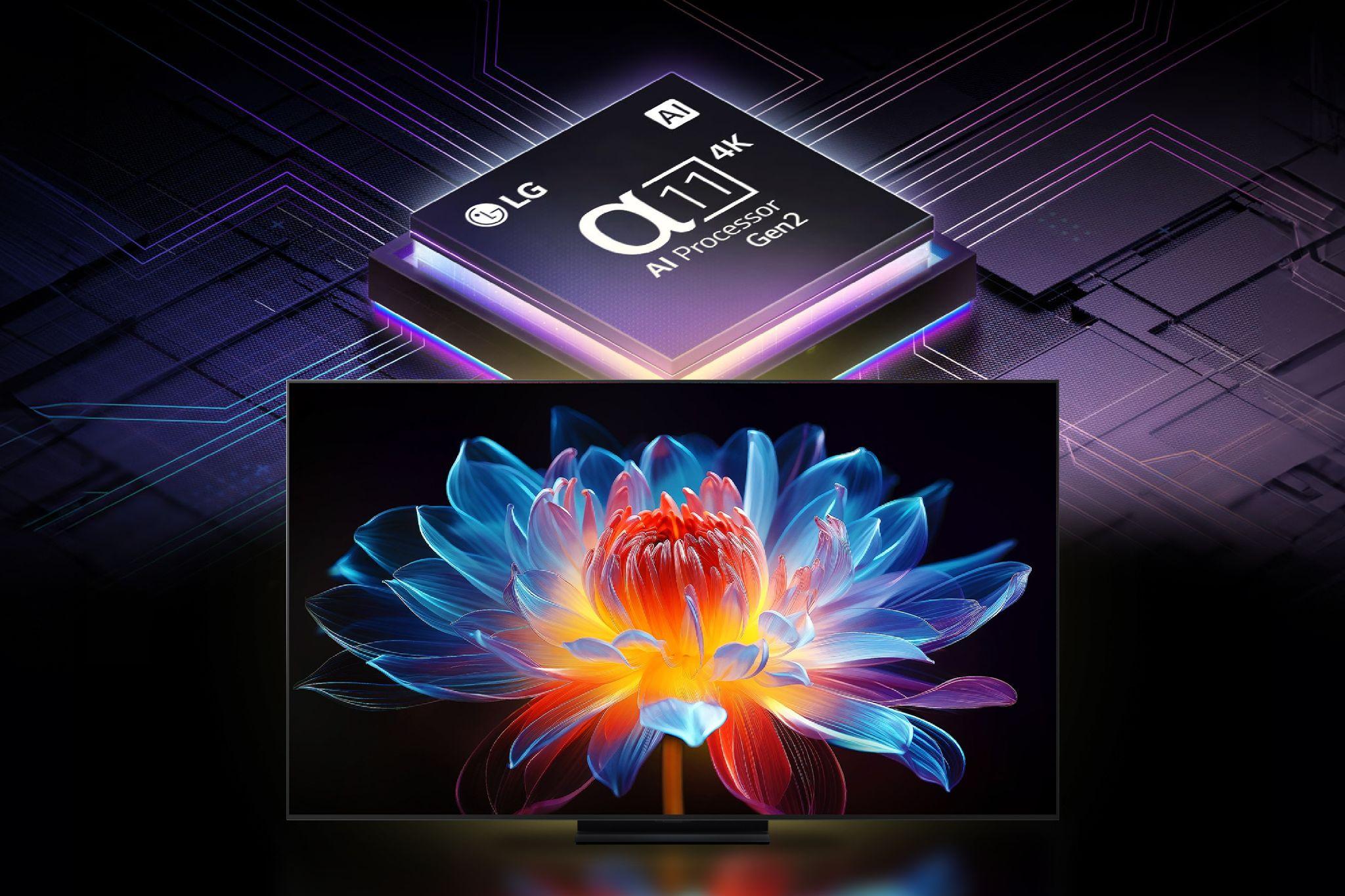 Bộ xử lý AI α11 thế hệ thứ 2 mạnh và mới nhất giúp nâng cấp hình ảnh chuẩn 4K với sắc màu sống động và độ sáng vượt trội.