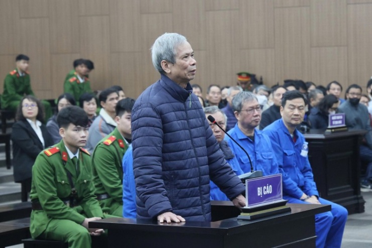 Bị cáo Lê Văn Chung, cựu Chủ tịch Hội đồng Thành viên VICEM.