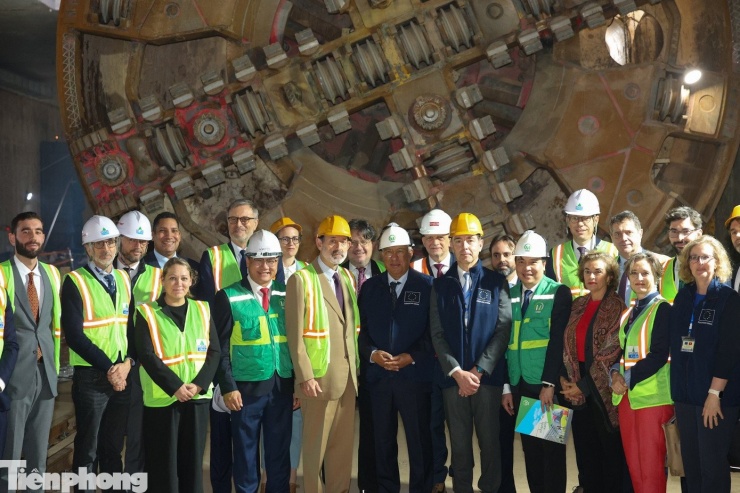 Hình ảnh trong chuyến thăm. Ảnh: Nhật Minh