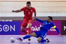 Video bóng đá ĐT futsal Kuwait - Thái Lan: Vùi dập "set tennis", tin vui cho ĐT Việt Nam (Vô địch châu Á)