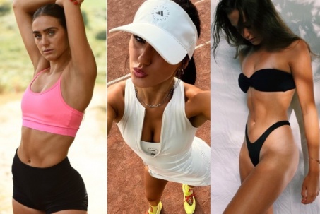 Kiều nữ thể thao bỏ tennis, hóa thân thành người mẫu bikini nóng bỏng