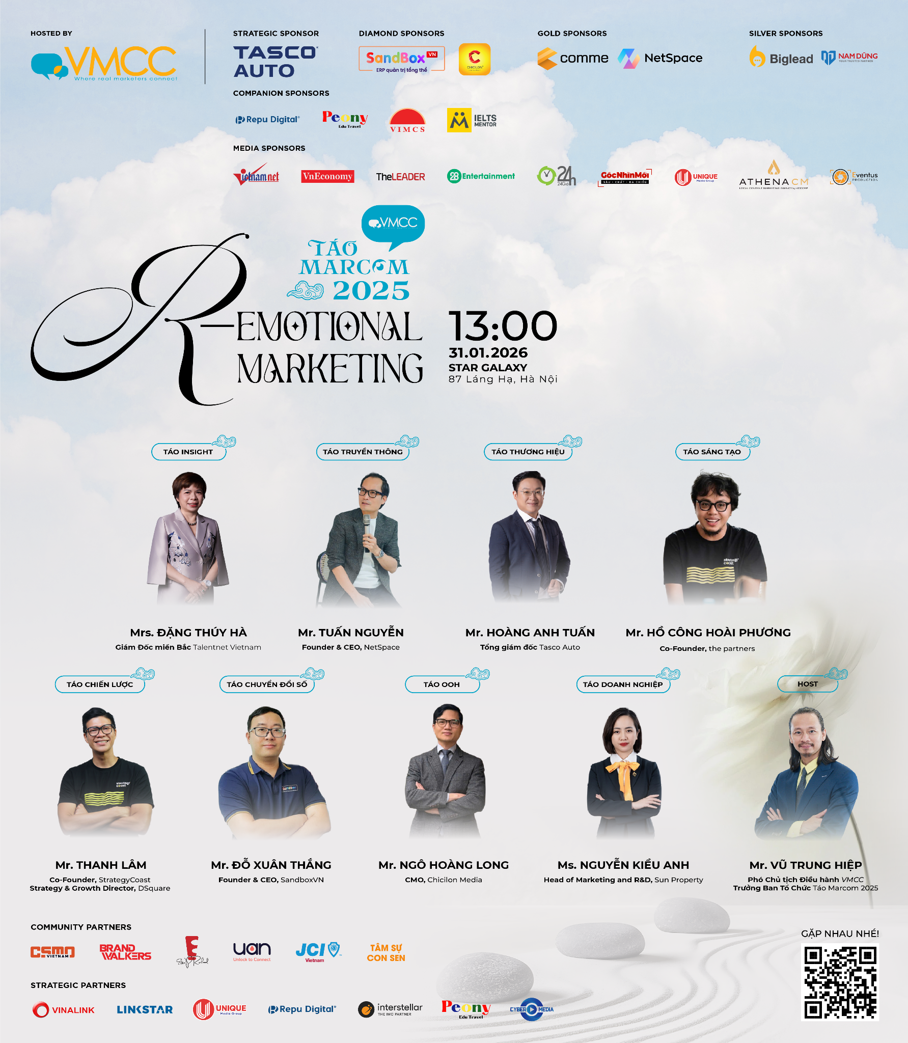 Các Táo (diễn giả) của VMCC Táo MarCom 2025