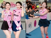 Nàng Kim “vén váy” tâng bóng pha trò, người đẹp Kiều Trinh giành Hoa khôi Pickleball