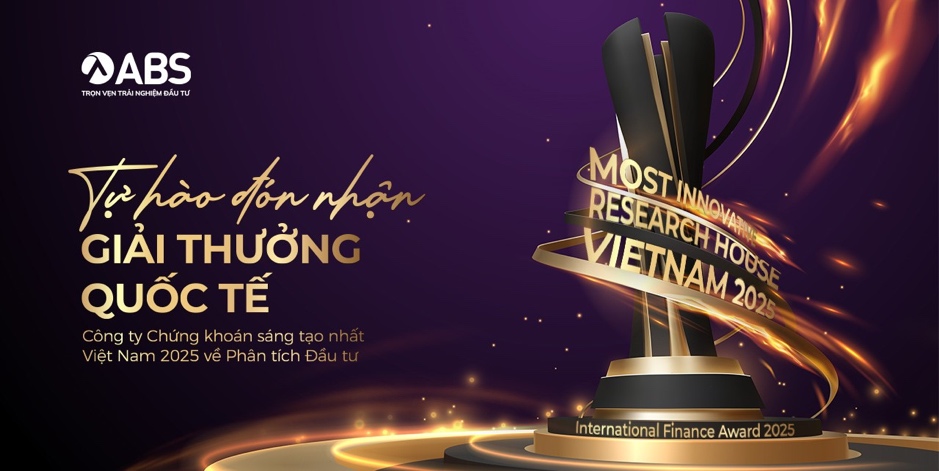 ABS được vinh danh với giải thưởng “Most Innovative Research House – Vietnam 2025”