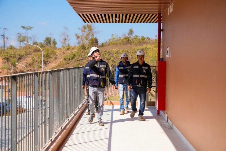 Cận cảnh trường học hiện đại bậc nhất vùng biên giới Điện Biên sắp khánh thành - 14