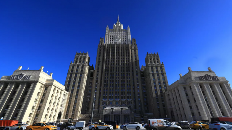 Tòa nhà Bộ Ngoại giao Nga. Ảnh: RN.