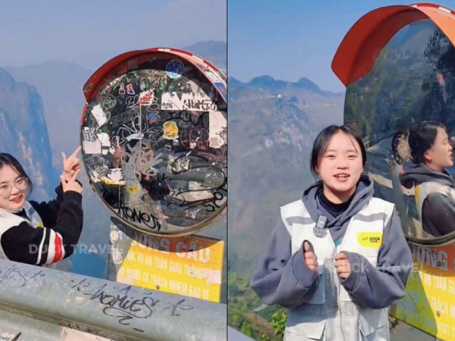 Clip nhóm bạn trẻ lau gương cầu lồi trên đèo Mã Pì Lèng hút 2,3 triệu lượt xem